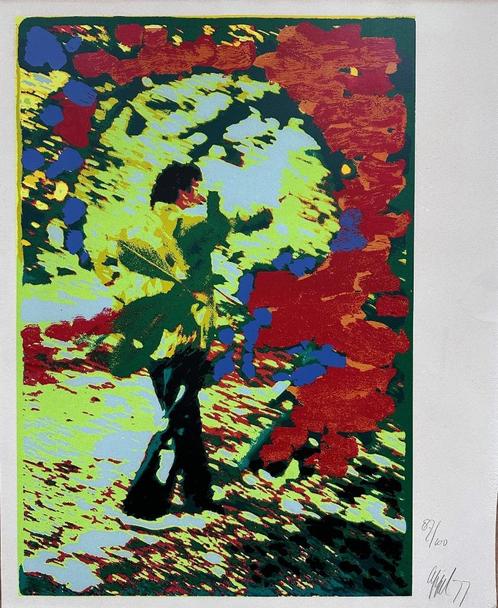 Karel Appel zeefdruk, Antiek en Kunst, Kunst | Litho's en Zeefdrukken, Ophalen