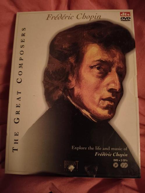 The Great Composers: Chopin | DVD + 2 CD's, Cd's en Dvd's, Dvd's | Muziek en Concerten, Zo goed als nieuw, Documentaire, Alle leeftijden