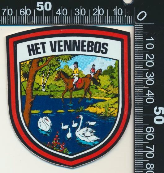 Sticker: Het Vennebos (2), Verzamelen, Stickers, Zo goed als nieuw, Bedrijf of Vereniging, Verzenden