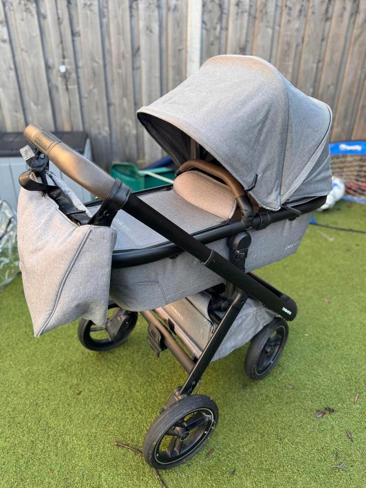 Dubatti One E5 Compleet  + Autostoel adapter & luiertas, Kinderen en Baby's, Buggy's, Zo goed als nieuw, Voetenzak, Ophalen