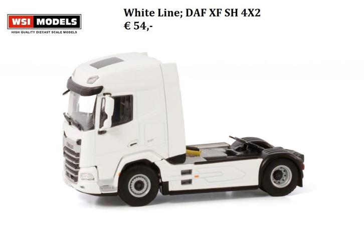 wsi white line dafs, Hobby en Vrije tijd, Modelauto's | 1:50, Nieuw, Bus of Vrachtwagen, Wsi, Ophalen of Verzenden