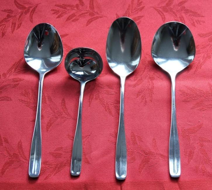 Gero Zilvium 100, model 225 Mondetti, 6 persoons bestekset, Antiek en Kunst, Antiek | Bestek, Ophalen of Verzenden