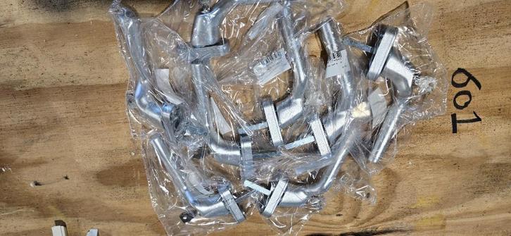 Raamklink VHB Espagnolet 832 7x40R F1 Ovaal  (nieuw), Doe-het-zelf en Verbouw, Hang- en Sluitwerk, Nieuw, Slot, Rvs, Ophalen