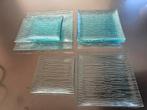 Set glazen serveer borden - 13 stuks, Huis en Inrichting, Keuken | Servies, Ophalen of Verzenden, Bord(en), Overige stijlen, Glas