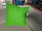 Groene design kussen wolvilt, Ophalen of Verzenden, Nieuw, Groen, Vierkant