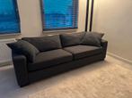 Goossens N-Joy zwarte bank - 2,40m - Zo goed als nieuw!, Huis en Inrichting, Ophalen, Driepersoons, 75 tot 100 cm, Zo goed als nieuw