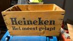 Heineken krat hout, Ophalen of Verzenden, Gebruikt, Minder dan 50 cm