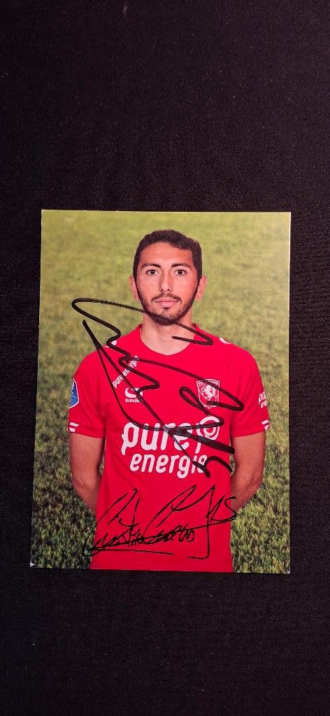 Spelerskaart met handtekening; Christian Cuevas # FC Twente, Verzenden, Nieuw, F.C. Twente, Spelerskaart