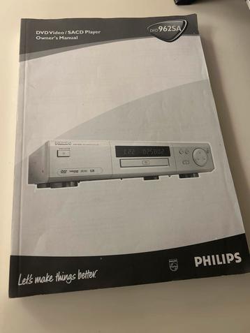 Philips DVD 962SA Speler beschikbaar voor biedingen