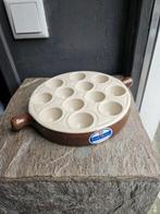 Prachtige originele Emile Henry escargot schaal, frans aarde, Antiek en Kunst, Antiek | Schalen, Ophalen of Verzenden