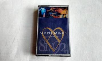 Cassette Simple Minds Glittering Prize 81/92 Zeldzaam Rock beschikbaar voor biedingen