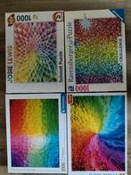 4 mooie gradiënt puzzels (diverse merken), Ophalen of Verzenden, 500 t/m 1500 stukjes, Zo goed als nieuw, Legpuzzel