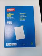 10 doosjes Staples etiketten 24 etiketten per vel, Ophalen, Nieuw