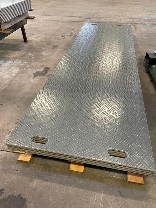 Licht gebruikte kunststof rijplaten 3 meter, Doe-het-zelf en Verbouw, Platen en Panelen, Gebruikt, Overige materialen, Minder dan 20 mm