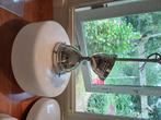 Vintage , mid century,  hanglamp, Ophalen, Zo goed als nieuw, Glas, 50 tot 75 cm