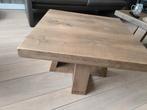massief eiken salontafels, Huis en Inrichting, Tafels | Salontafels, Ophalen, 50 tot 100 cm, Vierkant, 50 tot 100 cm