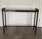 Mid century eikenhouten console tafel/bijzettafel, Huis en Inrichting, Tafels | Bijzettafels, Nieuw, 60 cm of meer, Rechthoekig