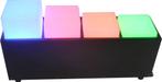 4 stuks lichteffect Kubussen RGB led DMX, Nieuw, Kleur, Ophalen of Verzenden, Licht