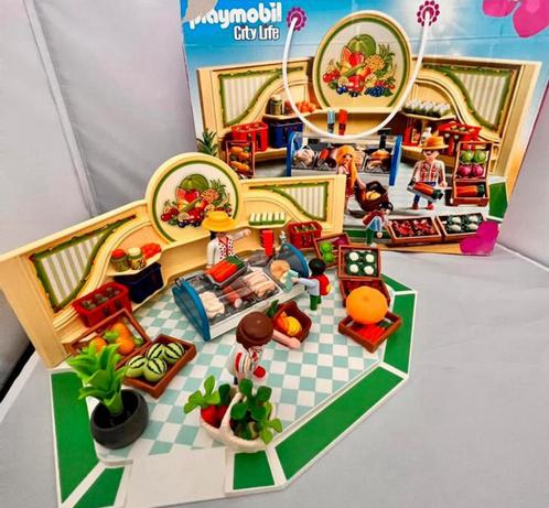 Playmobil biologische groenteboer winkel doos bijna gratis, Kinderen en Baby's, Speelgoed | Playmobil, Gebruikt, Ophalen