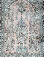 Handgeknoopt oosters Kashmir tapijt silk floral 125x183cm, Crème, Gebruikt, 100 tot 150 cm, HYPE POP-UP