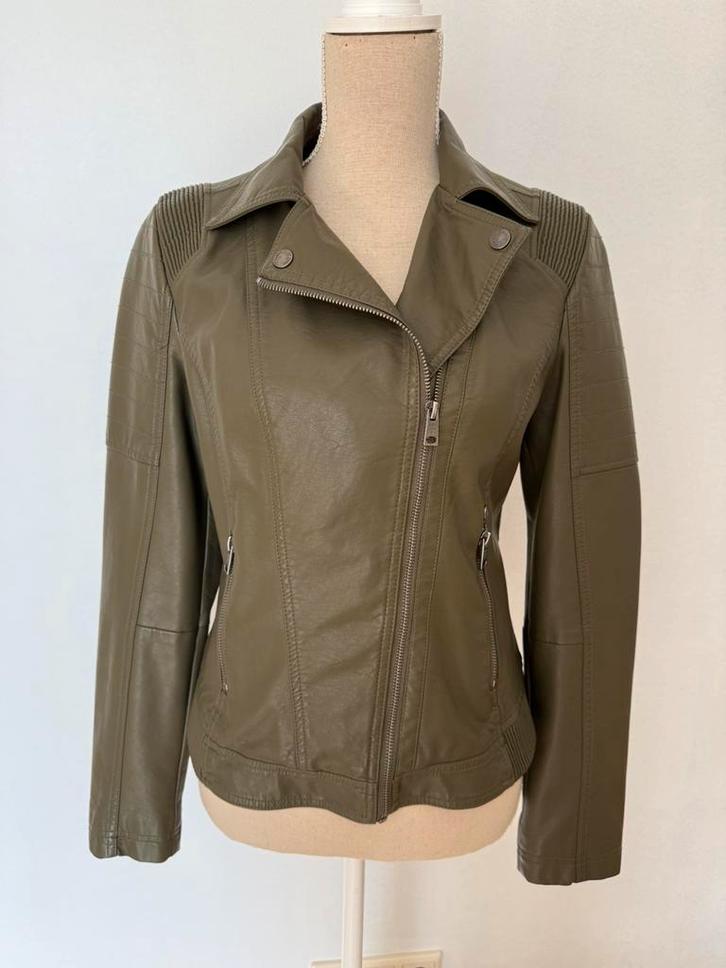 Kort jack - Garcia - Maat M, Kleding | Dames, Jasjes, Kostuums en Pakken, Zo goed als nieuw, Jasje, Maat 38/40 (M), Groen, Ophalen of Verzenden