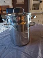 Pasta pan te koop, Huis en Inrichting, Keuken | Potten en Pannen, Ophalen, Zo goed als nieuw, Rvs, Kookpan of Snelkookpan