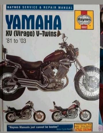 ✅️ ️ORIGINEEL WERKPLAATSBOEK o.a. YAMAHA XV VIRAGO '81-'03  beschikbaar voor biedingen