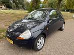 Ford Ka 1.3 I 44KW 2007 Blauw, Auto's, Voorwielaandrijving, 1299 cc, Stof, Zwart