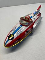 Blikken speelgoed VINTAGE SPACE FLYING BOAT, Antiek en Kunst, Antiek | Speelgoed, Verzenden