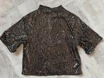 Zilveren topje met pailletten maat xs, Kleding | Dames, H&M, Overige kleuren, Ophalen of Verzenden, Zo goed als nieuw