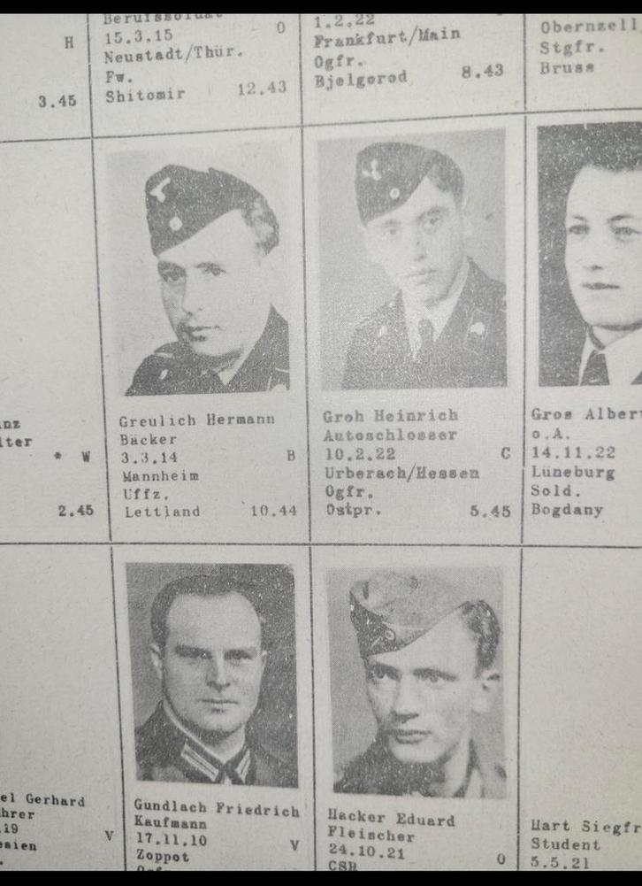 Deutsches Rotes Kreuz Vermisstenbildliste 1AM - o.a Afrika, Verzamelen, Militaria | Tweede Wereldoorlog, Boek of Tijdschrift, Duitsland
