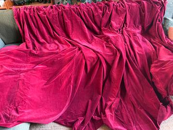 Dik velour / fluweel gordijn / deurgordijn 290/150 br 230 h beschikbaar voor biedingen