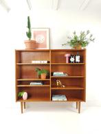 Vintage Deense boekenkast | Danish cabinet teak bookcase, Ophalen of Verzenden, Huis en Inrichting