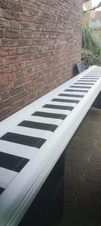 Mooi elektrische zonnescherm antraciet wit 3,60 breed, Tuin en Terras, Zonneschermen, Ophalen, Elektrisch, Zo goed als nieuw, 150 tot 300 cm