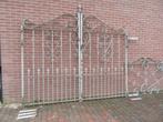 Antieke Kasteelpoort smeedijzer sierpoort massief tuinpoort, Ophalen, Gebruikt, 200 cm of meer, Minder dan 100 cm