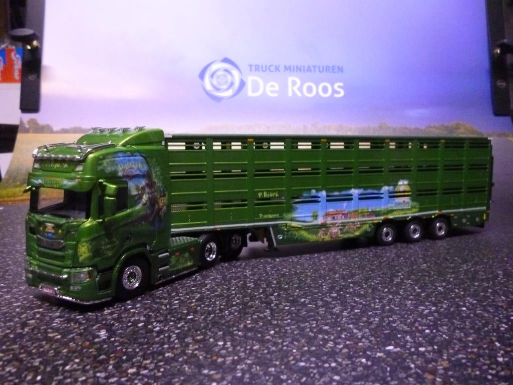 WSI Scania R Highline Bjork, Hobby en Vrije tijd, Modelauto's | 1:50, Ophalen of Verzenden, Nieuw, Bus of Vrachtwagen, Wsi