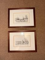 pentekeningen, Antiek en Kunst, Kunst | Etsen en Gravures, Ophalen