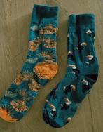 2 paar NIEUWE sokken, 36-38, Jungle & kaketoe design, Jongen of Meisje, Nieuw, Ophalen of Verzenden, Sokken