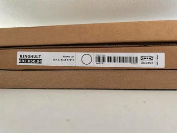 2x IKEA Ringhult Witte Keukenplank 40x40cm beschikbaar voor biedingen