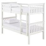 DEELBAAR STAPELBED 200X90 DUO wit, Ophalen, Zo goed als nieuw, Stapelbed