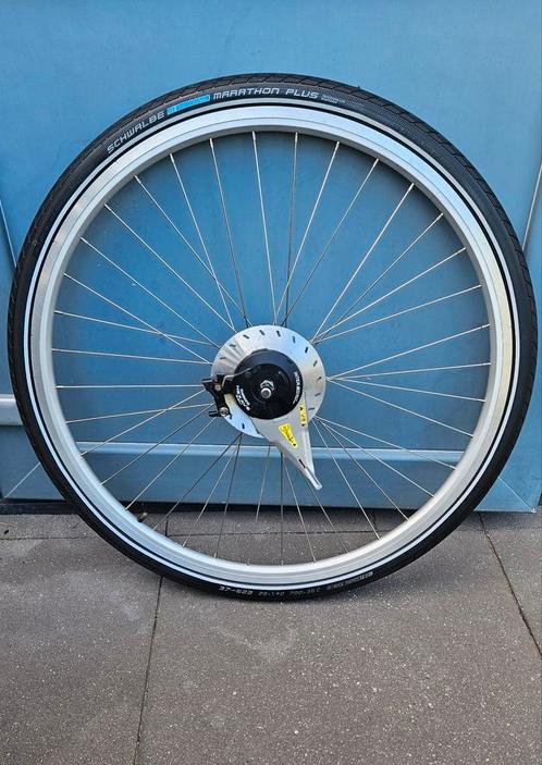 🔥Nieuw voorwiel fiets e-bike 28 met rollerbrake NIEUWE BAND, Fietsen en Brommers, Fietsonderdelen, Zo goed als nieuw, Algemeen