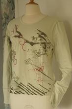 Mooie Nieuwe lichtgroene longsleeve Mexx mt L 40 met print, Maat 38/40 (M), Mexx, Nieuw, Ophalen of Verzenden