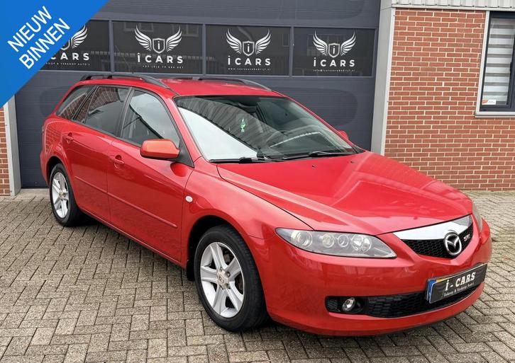 Mazda 6 Sportbreak 2.0i Touring Airco Trekhaak parkeersensor, Auto's, Mazda, Bedrijf, Te koop, 6 sportbreak, Alarm, Lichtmetalen velgen