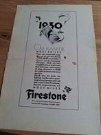 Grote proefdruk adv Firestone banden., Ophalen of Verzenden, Gebruikt, Overige typen