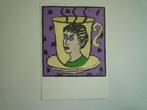 Kunstkaart Charlotte Mutsaers Dameskop art unlimited kaart, Verzenden, 1980 tot heden, Overige thema's