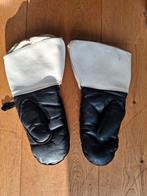 Vintage leren gevoerde wanten voor fiets, bromfiets of motor, Motoren, Ophalen of Verzenden, Tweedehands, Handschoenen