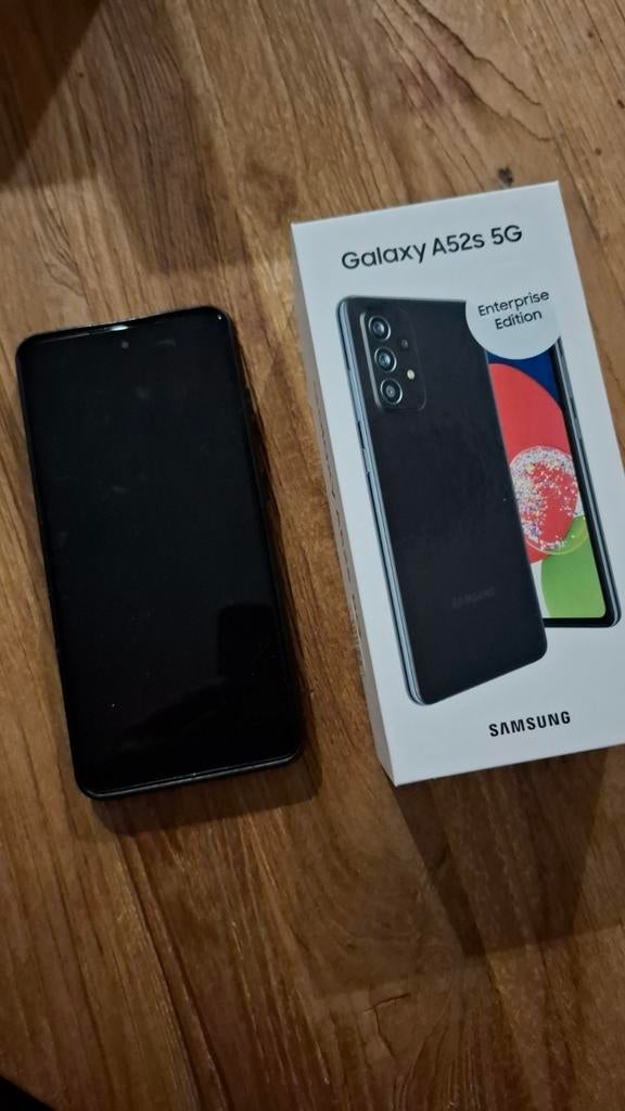 Samsung Galaxy A52s 5G enterprise edition, Telecommunicatie, Mobiele telefoons | Samsung, Zwart, Touchscreen, Ophalen of Verzenden