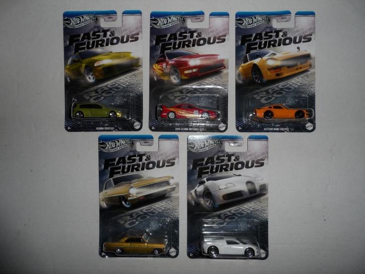 Hot Wheels - Complete set Fast & Furious Racing Course 1:64, Hobby en Vrije tijd, Modelauto's | Overige schalen, Nieuw, Auto, Ophalen of Verzenden