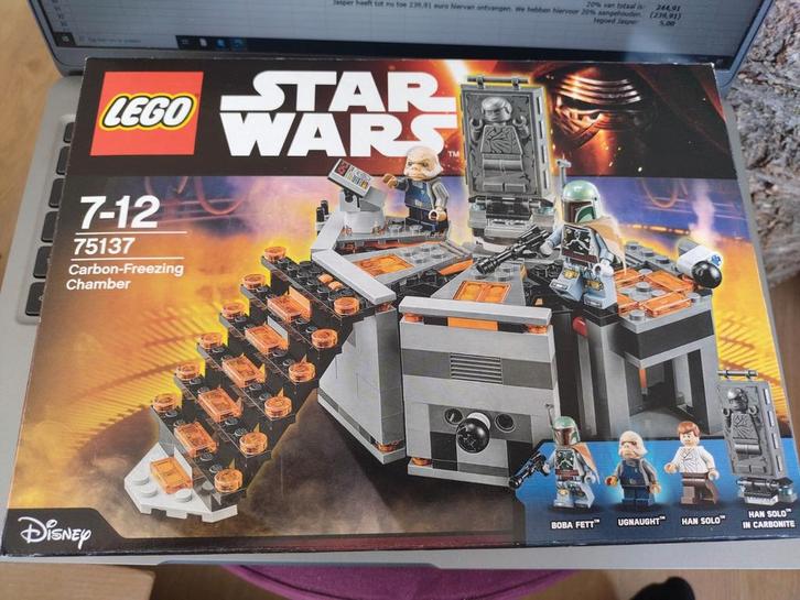 LEGO Star Wars 75137 Carbon Vriesruimte, Kinderen en Baby's, Speelgoed | Duplo en Lego, Zo goed als nieuw, Lego, Complete set