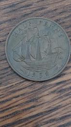 Verenigd Koninkrijk ½ penny 1958, Ophalen of Verzenden, Losse munt